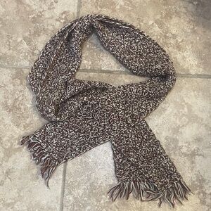 Stylish Brown and Cream Women's Scarf